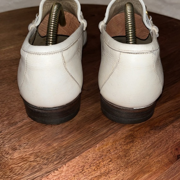 🔥FINAL PRICE🔥Gucci 1953 Horsebit loafer white vintage unisex men 6 women's 8 - Picture 7 of 17